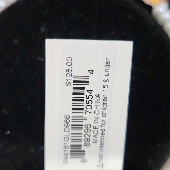 💙🔹️Betsey Johnson🔹️ Beautiful Heart Shaped Bowl Cereal Pearl Spoon Necklace - Picture 12 of 15